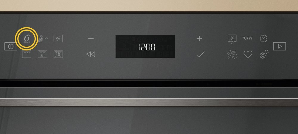 KUCHNIA MIKROFALOWA WHIRLPOOL WMD7O4TSG lifestyle panel pokrętło programy funkcje wyświetlacz godzina Gotowanie z 6th Sense samoczyszczenie utrzymanie czystości grill rozmrażanie chrupiąca skórka szybko równomiernie bez szorowania