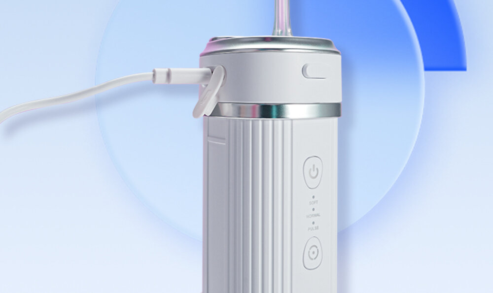 Irygator IVISMILE 01WP-W Biały do higieny jamy ustnej czas czas ładowania czas pracy szczędność czasu komfort użytkowania