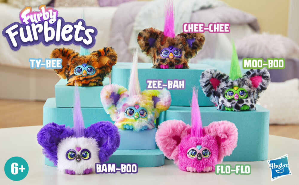Maskotka HASBRO Furby Furbisie Ty-Bee Chee-Chee Zee-Bah Moo-Boo Bam-Boo Flo-Flo