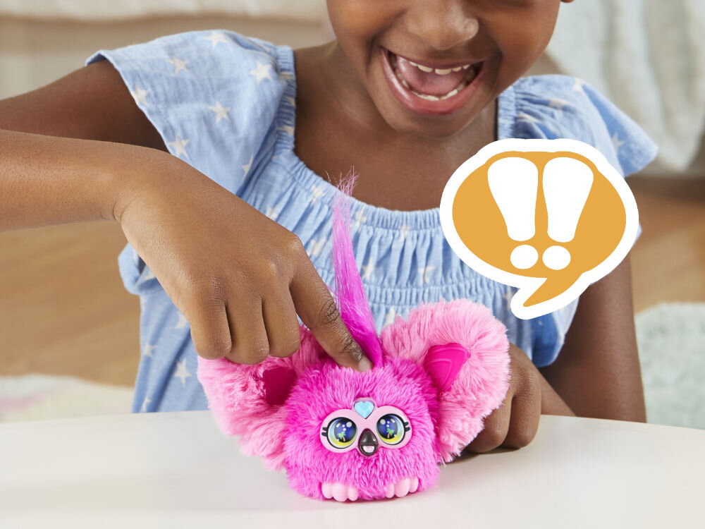 Maskotka HASBRO Furby Furbisie Flo-Flo G16995X2 melodie piosenki 45 reakcji naciskanie na czoło furbisia