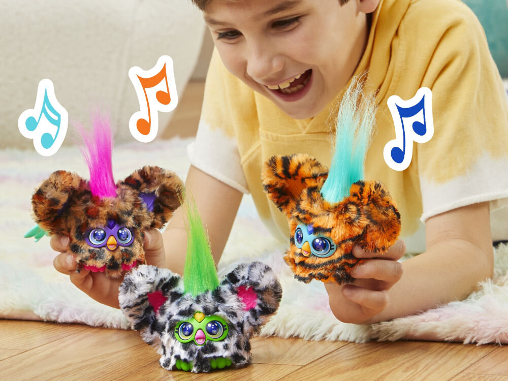 Maskotka HASBRO Furby Furbisie Flo-Flo G16995X2 sen zasilanie bateryjne trzy furbisie