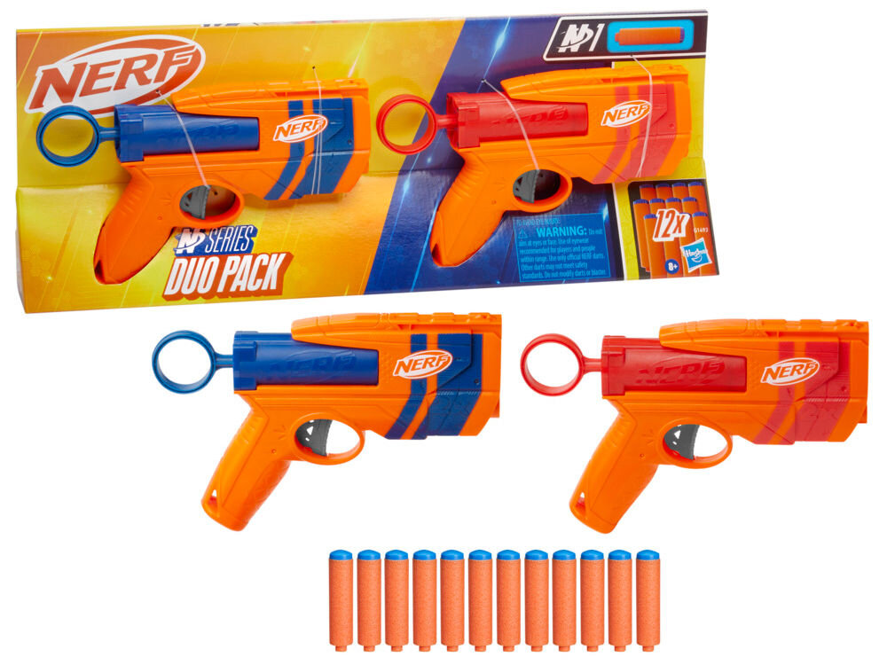 Wyrzutnia NERF N Series Duo Pack G1492EU4 opakowanie wyrzutnia 6 strzałek