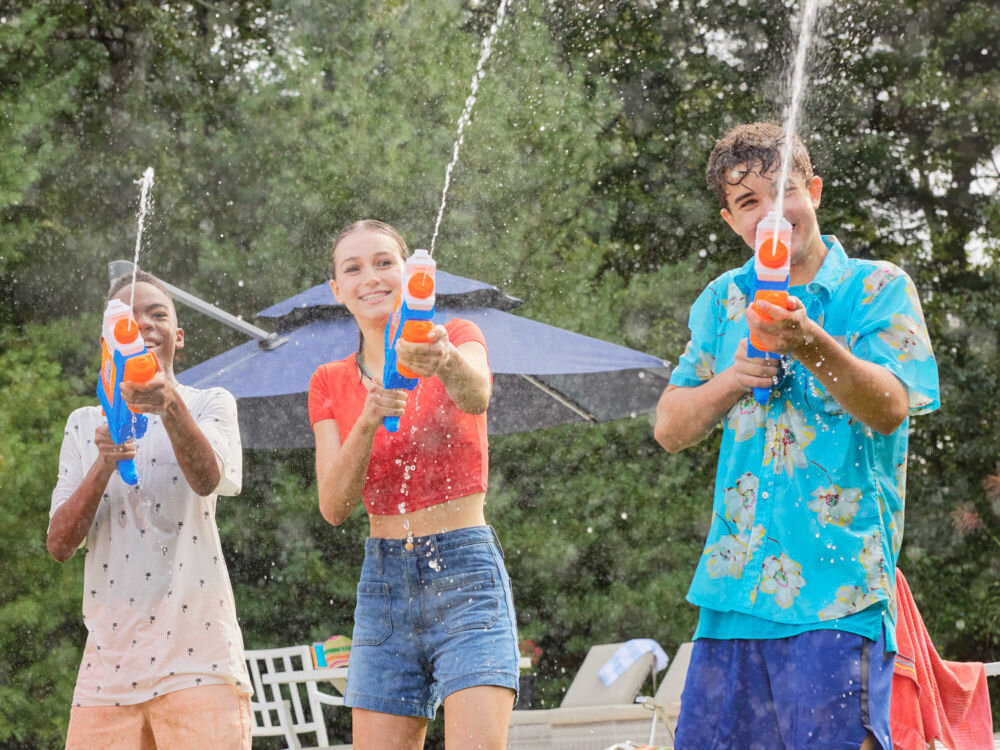 Wyrzutnia NERF Super Soaker Flip Fill F86435L0 pomysł na prezent zabawa na zewnątrz wymyślanie zaabaw gier
