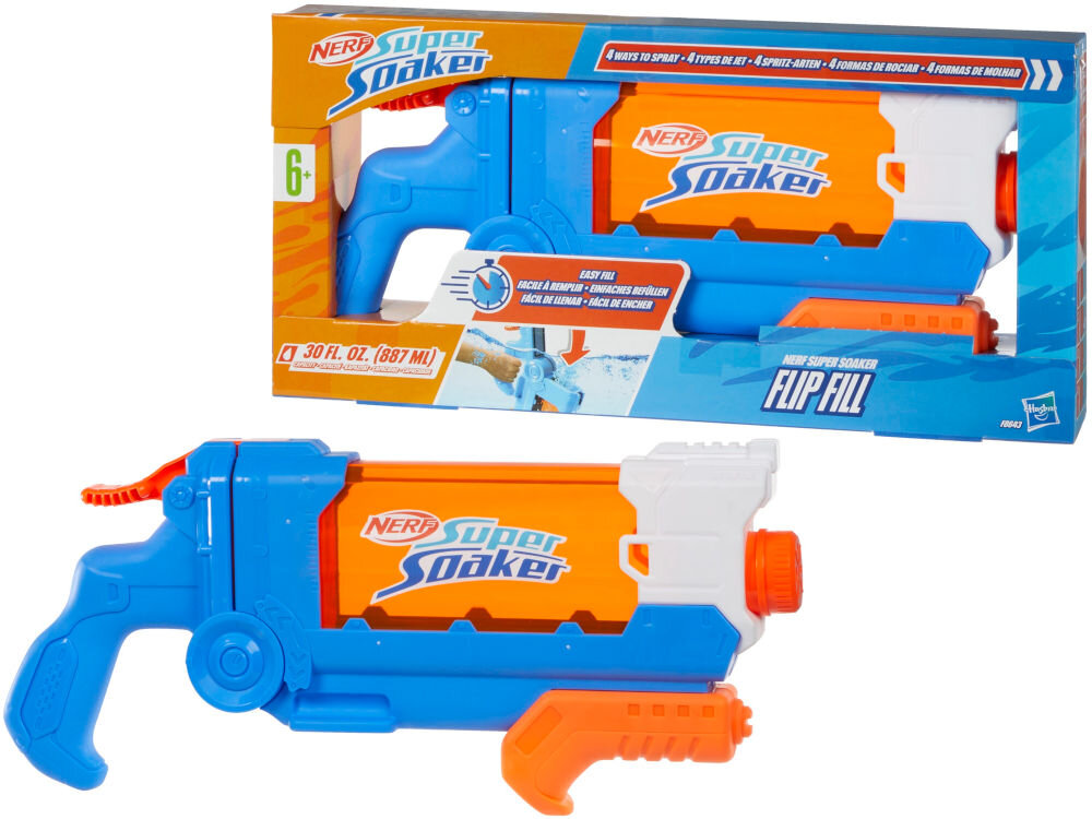 Wyrzutnia NERF Super Soaker Flip Fill F86435L0 opakowanie wyrzutnia