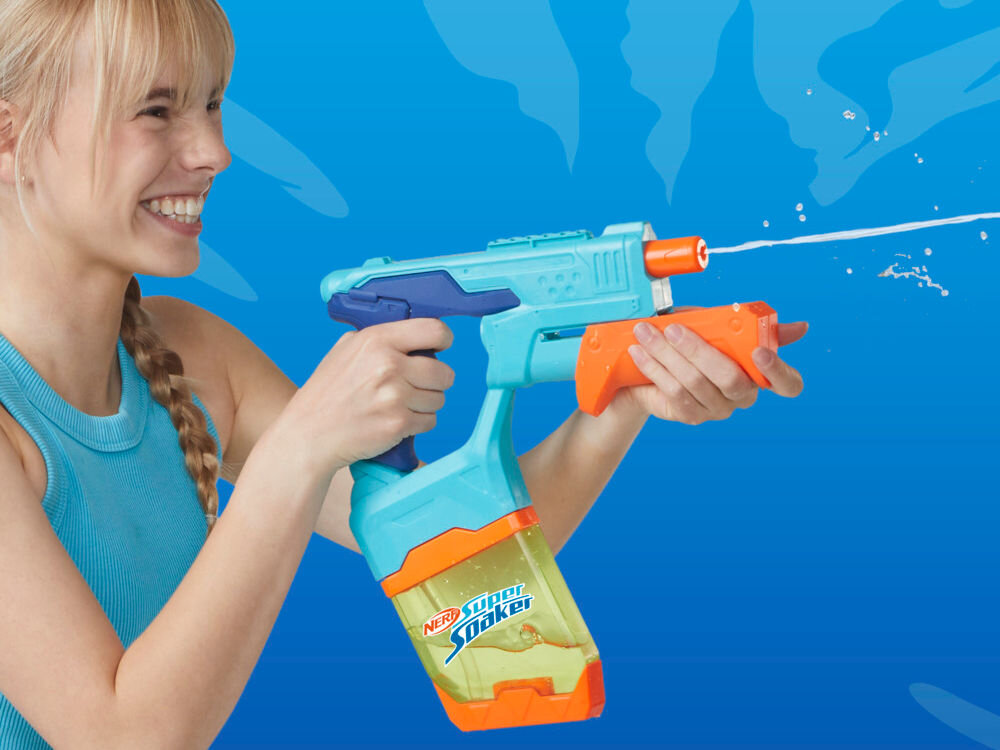Wyrzutnia NERF Super Soaker Dunk-Fill 2-Pak G09955L0 łucznik strzałki intuicyjny mechanizm wiele ruchu wiele emocji zabawa w domu zabawa na zewnątrz