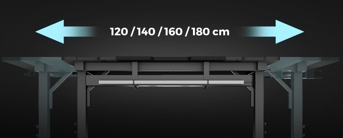GENESIS Holm Modular panele boczne zestaw narożny z panelem 50 cm GENESIS Holm Modular 160 rozsuwany, metalowy stelaż 120 cm, jak i 180 cm
