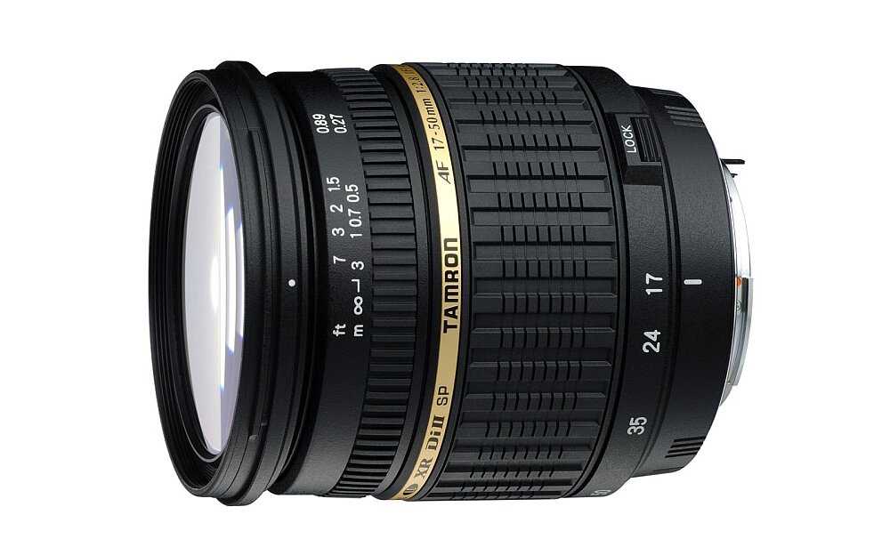 Obiektyw TAMRON SP AF 17-50 mm F-2.8 XR Di II LD Asp. mocowanie przysłona zdjęcia