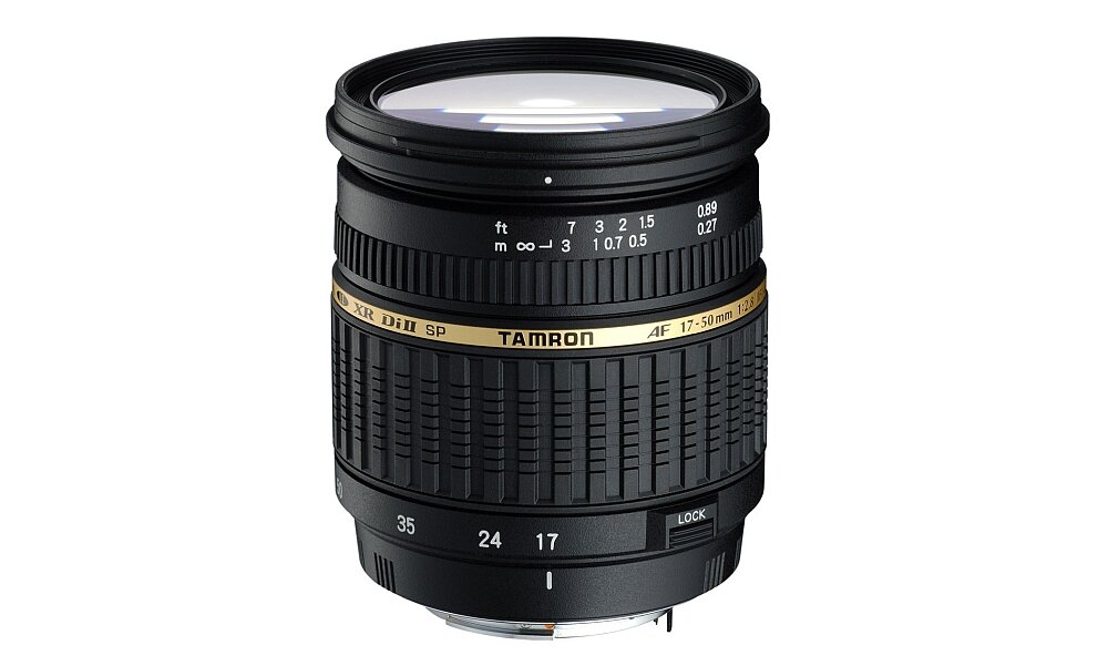 Obiektyw TAMRON SP AF 17-50 mm F-2.8 XR Di II LD Asp. mocowanie przysłona zdjęcia