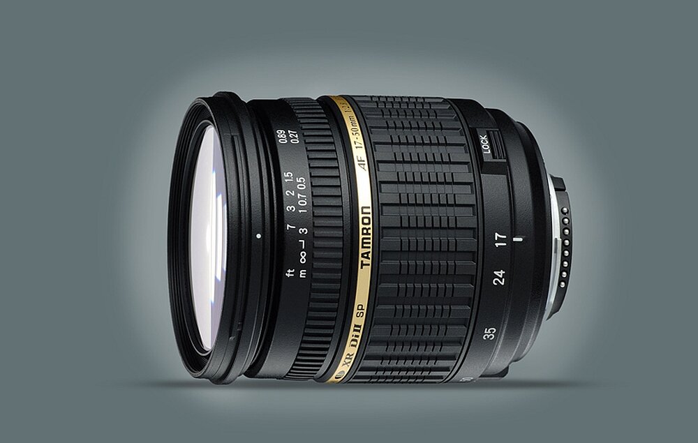 Obiektyw TAMRON SP AF 17-50 mm F-2.8 XR Di II LD Asp. mocowanie przysłona zdjęcia