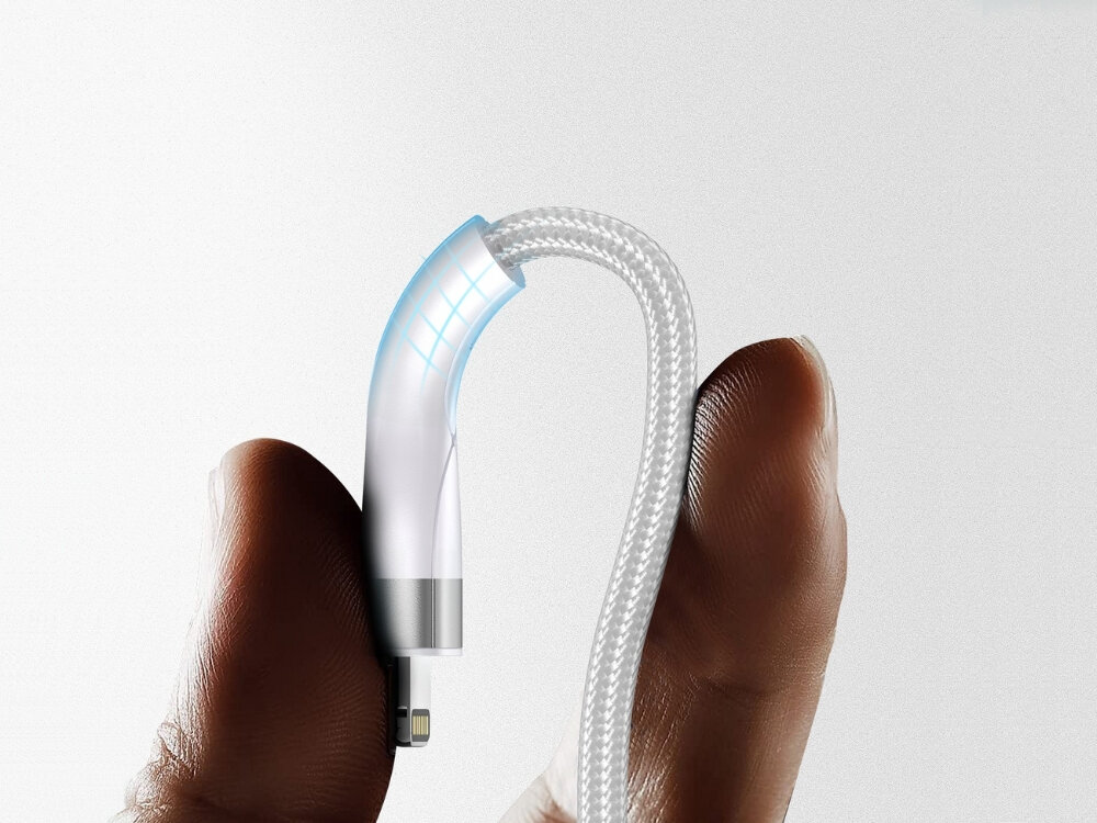Kabel 4SMARTS USB-C/A 4w2 1.2m
zgięty kabel w palcach oplot nylon aluminiowe złącza elastyczne wykończenie ochrona trwałość