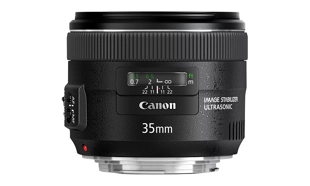 Obiektyw CANON EF 35 mm f-2.0 IS USM ogniskowa AF mocowanie przysłona zdjęcia