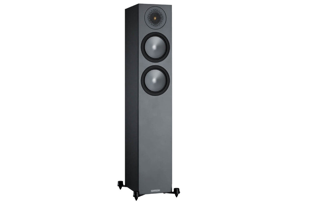 Kolumna głośnikowa MONITOR AUDIO Bronze 200 Seria 6G - Czystość wysokich tonów, kolumna stojąca pod skosem