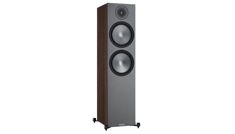 Kolumna głośnikowa MONITOR AUDIO Bronze 500 Seria 6G - Mocne brzmienie, kolumna stojąca pod skosem
