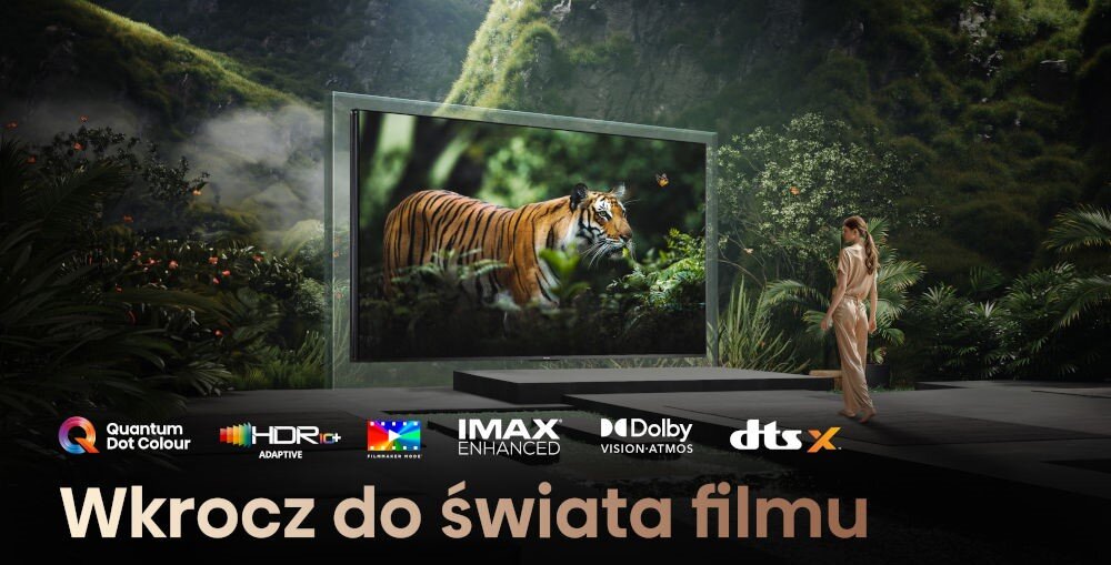 Telewizor HISENSE 110UXNQ - Wciągające wrażenia, ekran na łonie natury