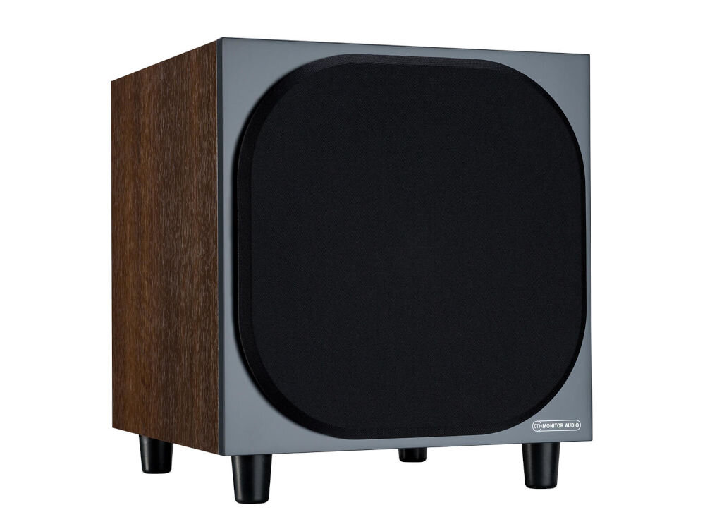 Subwoofer MONITOR AUDIO Bronze W10 6G - Kontrola dźwięku, subwoofer stojący pod skosem