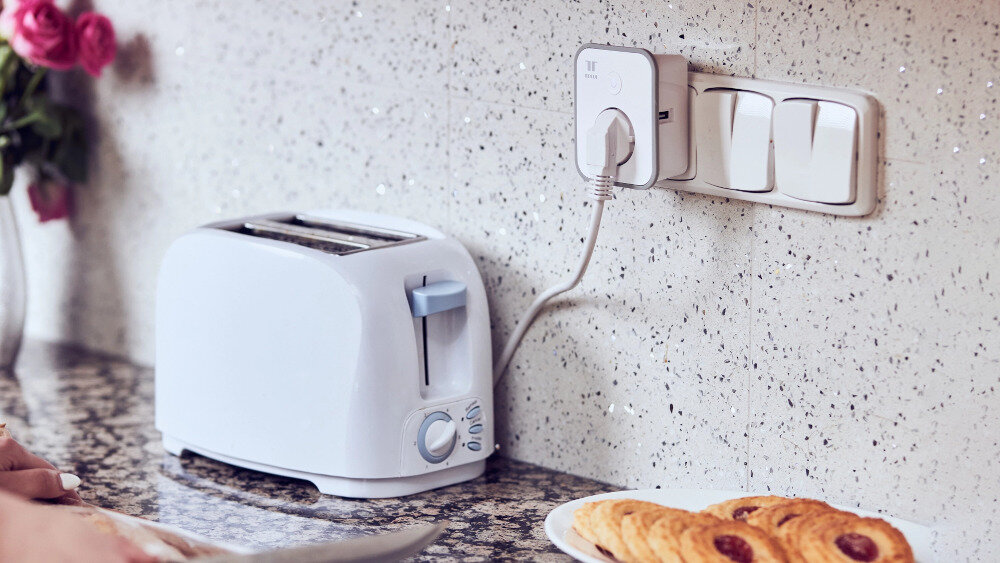 Głowica termostatyczna TESLA Smart Valve Style TSL-TRV-GS361A ZigBee