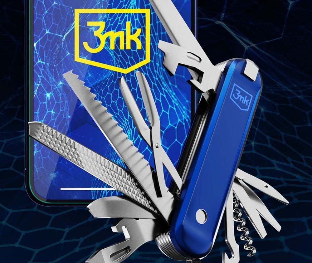 Szkło hartowane 3MK Tempered Glass+ zdrowie bezpieczeństwo ekran