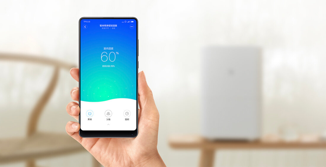 Nawilzacz SMARTMI Pure Evaporative Air Humidifier CJXJSQ02ZM zdalna obsluga aplikacja 