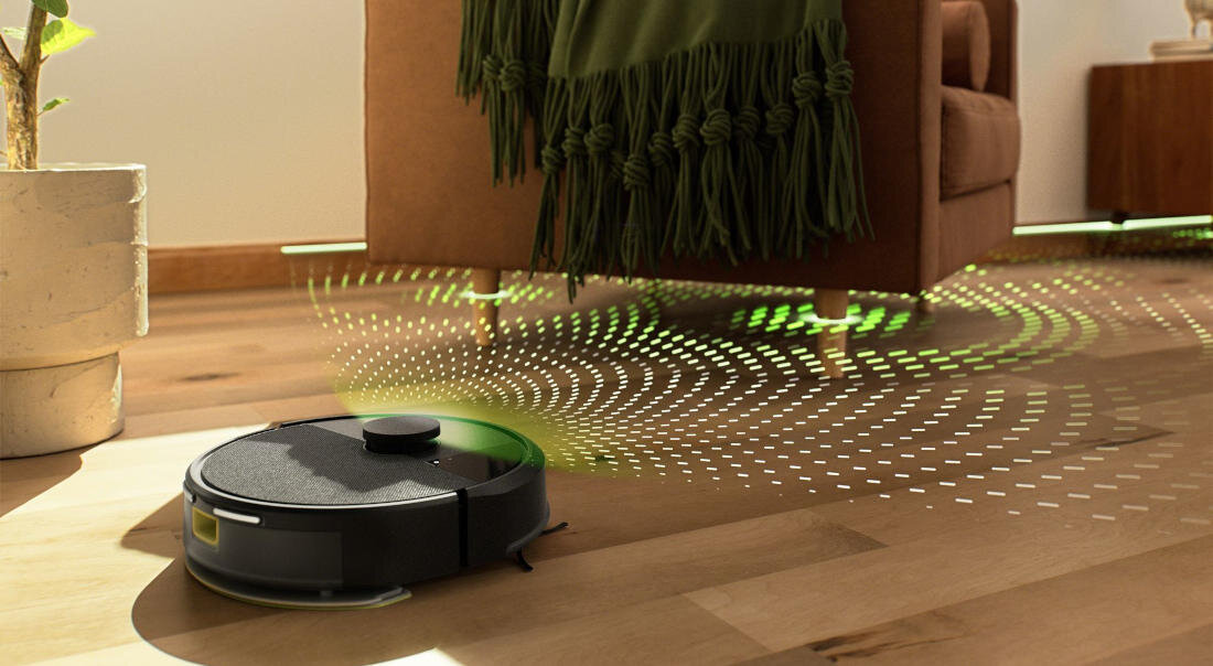 Robot sprzątający IROBOT Roomba Combo 105 AutoEmpty Czarny Technologia LiDAR ClearView™ tworzy mapę Omija przeszkody porusza się w logicznych liniach sprzątanie