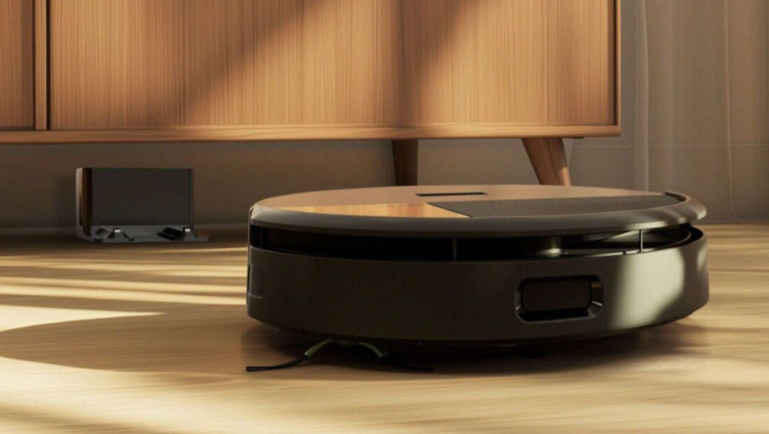 Robot sprzątający IROBOT Roomba Combo 205 Biały Zorganizowane sprzątanie wygląd design tło prezentacja wizualizacja