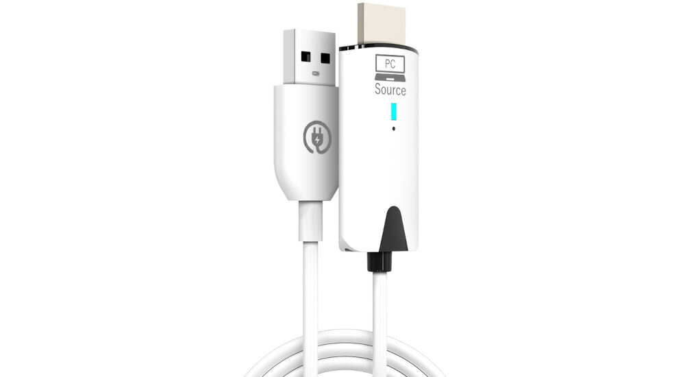 Transmiter HDMI XENSO HL30 - Obsługa wielu odbiorników, kadr złącz pod skosem