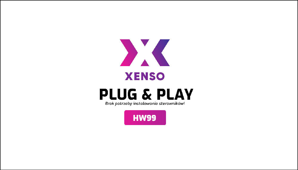 Transmiter HDMI XENSO HW99 - Gotowość do działania, logo plug&play