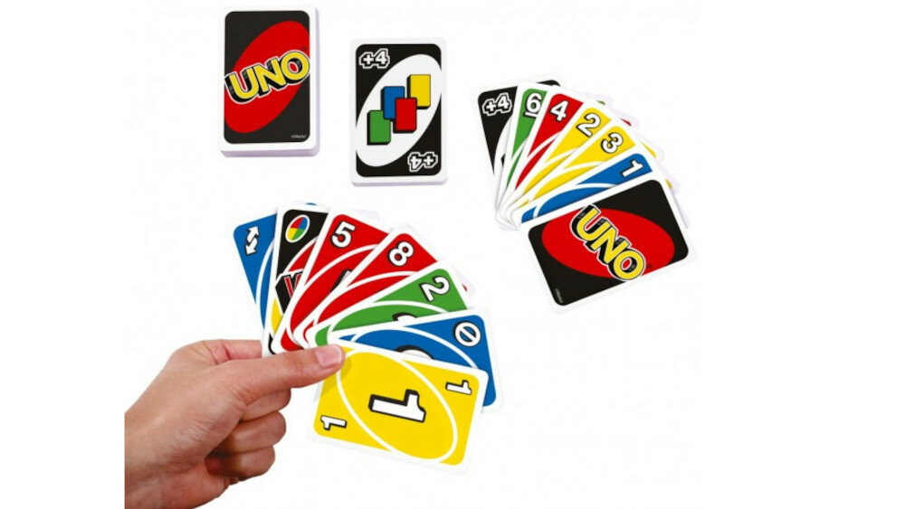 Gra karciana MATTEL Uno - rozgrywka