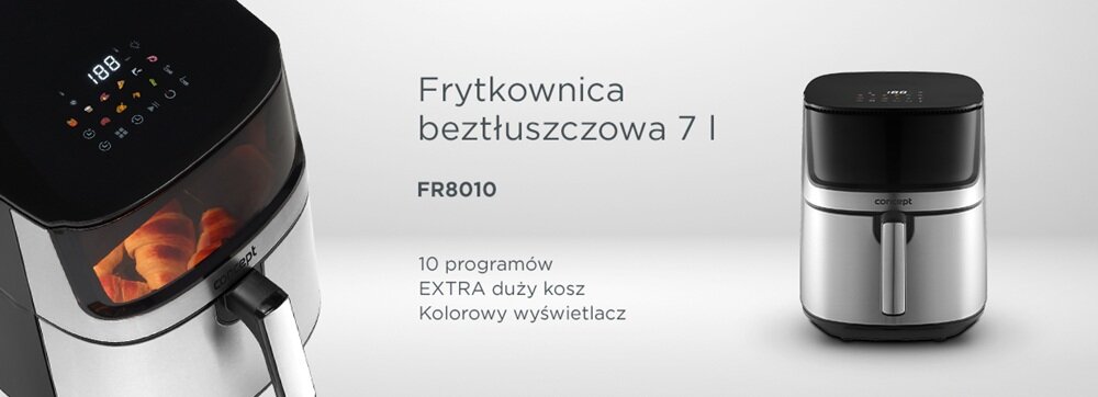 Air Fryer Frytkownica beztłuszczowa CONCEPT FR8010 kv początek opisu