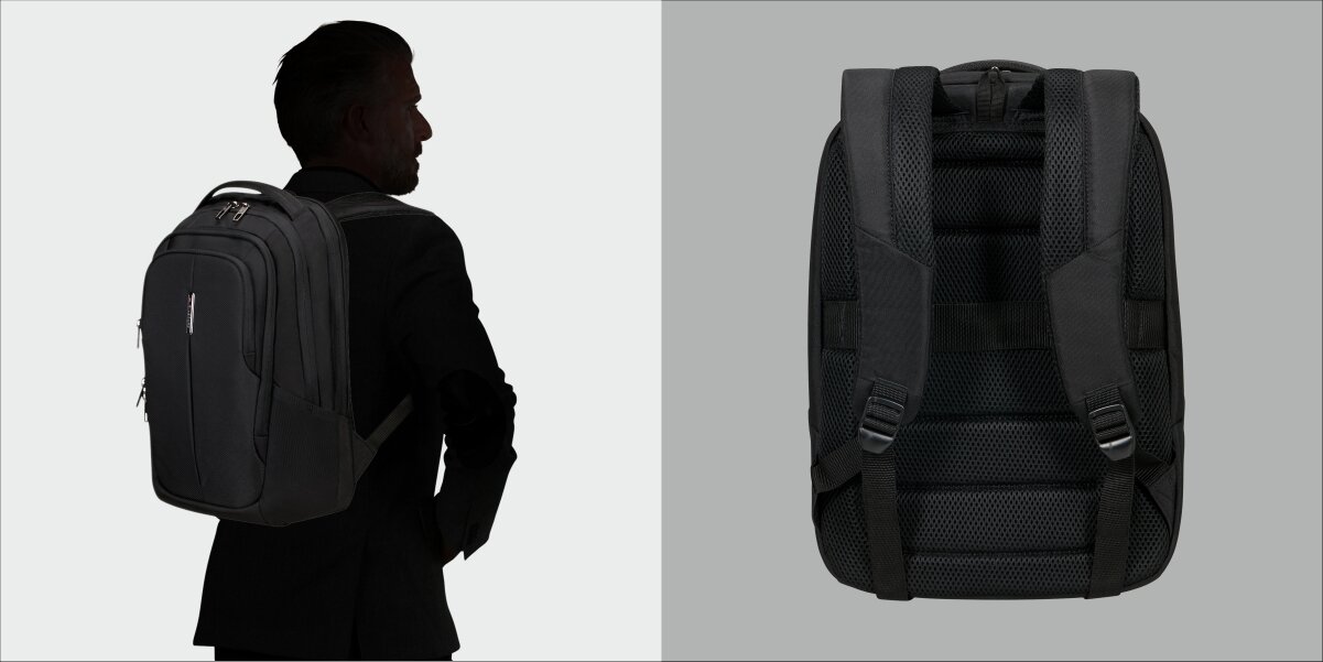 SAMSONITE Guardit 3.0 Regulowane szelki wyściełany panel tylni Oddychająca siateczka 3D