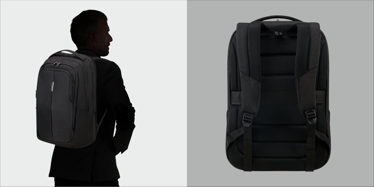 SAMSONITE Guardit 3.0 Regulowane szelki wyściełany panel tylni Oddychająca siateczka 3D