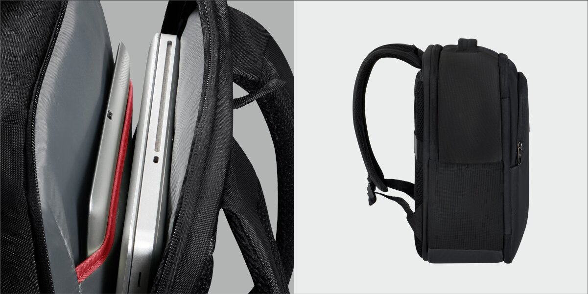 SAMSONITE Guardit komorę na laptopa 14.1 stabilność i ochronę przed wstrząsami Dodatkowe kieszenie tabletu, ładowarki dokumentów