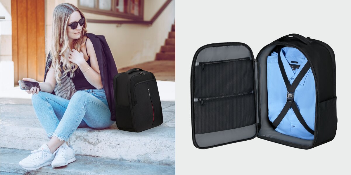 SAMSONITE Guardit plecak kabinowy codziennym użytkowaniu podczas krótkich wyjazdów