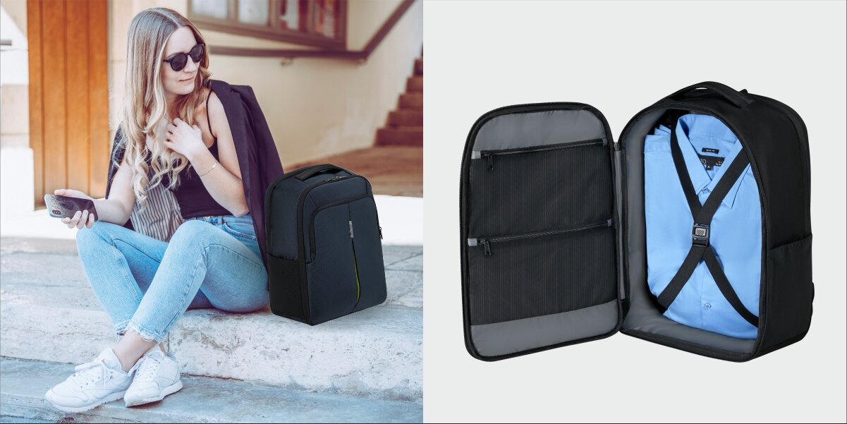 SAMSONITE Guardit plecak kabinowy codziennym użytkowaniu podczas krótkich wyjazdów