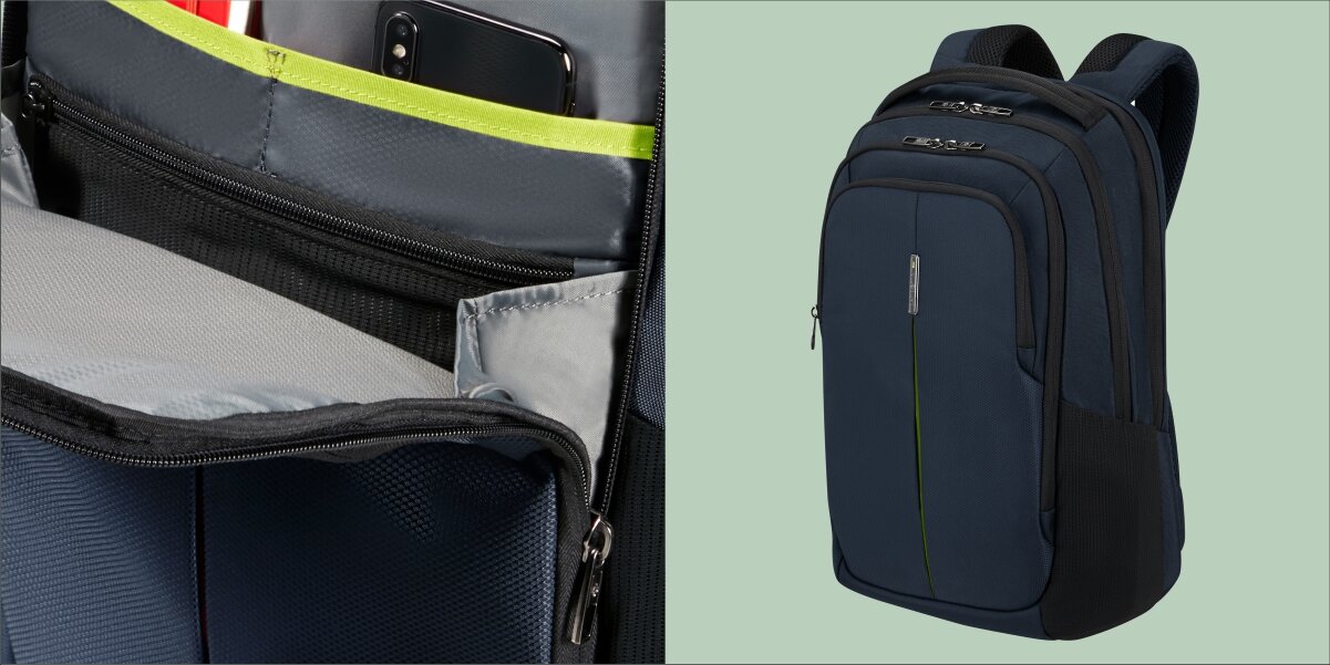 SAMSONITE Guardit 3.0 materiałów pochodzących z recyklingu Tkanina zewnętrzna, podszewka zamki przetworzonych butelek PET