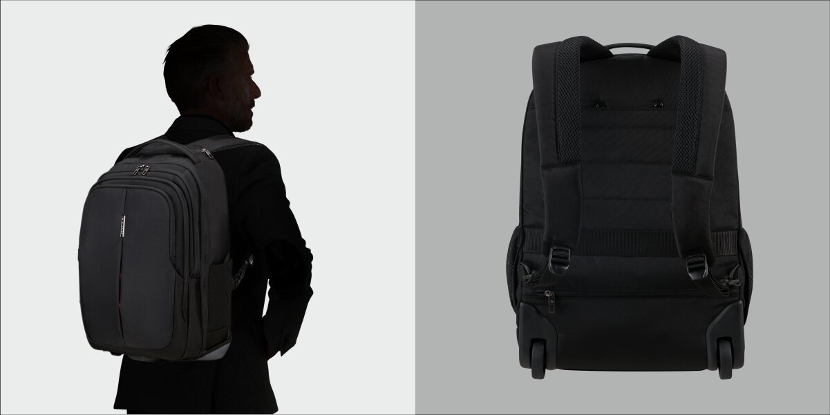 SAMSONITE Guardit wysuwany uchwyt teleskopowy system jezdny rączkę wyściełanych szelek