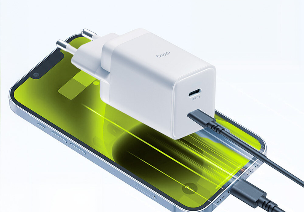 Ładowarka sieciowa ALLITY ATC-01 USB-C USB-A szybkiego ładowania Quick Charge (QC) i Power Delivery (PD) smartfon, tablet