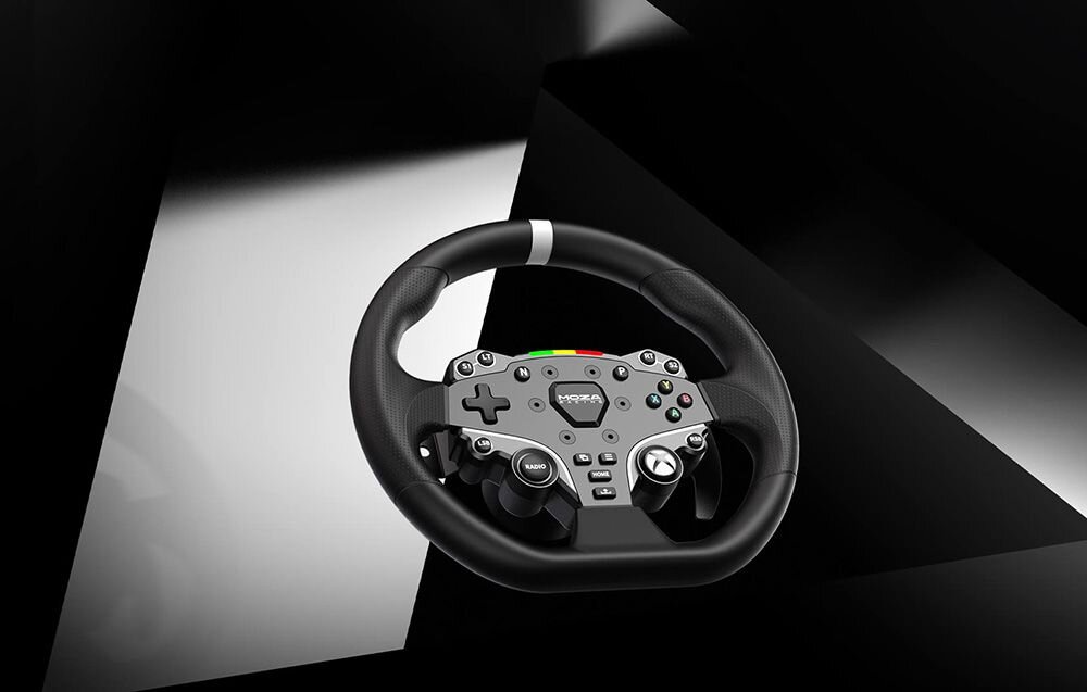 Kierownica MOZA Racing ESX RS052 (XBOX/PC) Kierownica wyścigowa Moza na ciemnym tle