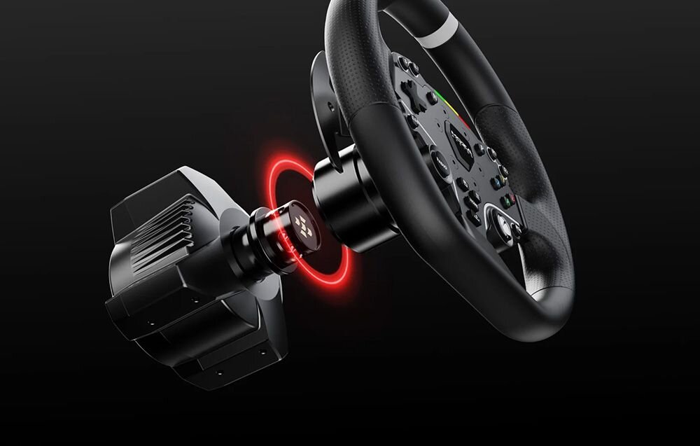 Kierownica MOZA Racing ESX RS052 (XBOX/PC) Czarna kierownica wyścigowa Moza podłączana do bazy system szybkiego montażu MOZA QR bez użycia narzędzi 22 programowalne przyciski