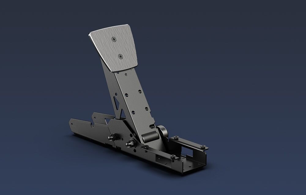 Pedał sprzęgła MOZA Racing SR-P RS111 Pojedynczy pedał sprzęgła Moza Racing ze stalową nakładką na ramieniu.