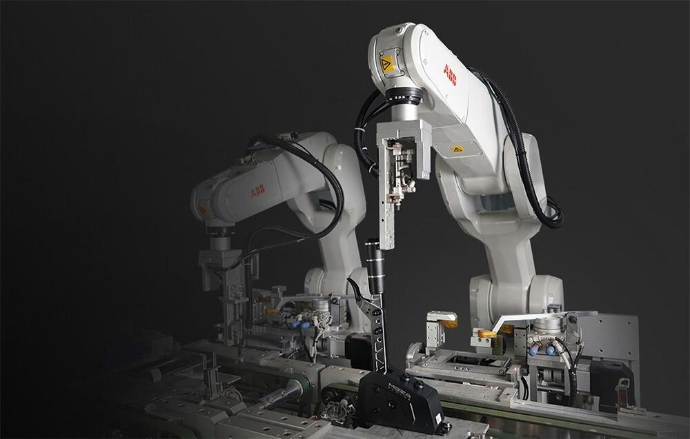 Sekwencyjna skrzynia biegów MOZA Racing SGP RS059 Ramię robota przemysłowego montujące ręczny hamulec MOZA Racing w zakładzie produkcyjnym regulacja siły, gwint M12, personalizacja skrzyni, wysokość uchwytu