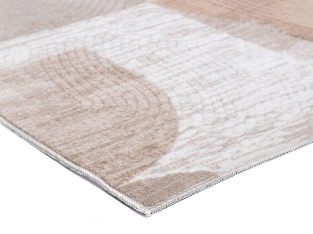 Dywan wewnętrzny MULTIDECOR Stilo New Print 507852 160 x 230 cm Wielokolorowy, geometria, wielokolorowy, salon, wzór, na białym tle dywan i jeden z narożników