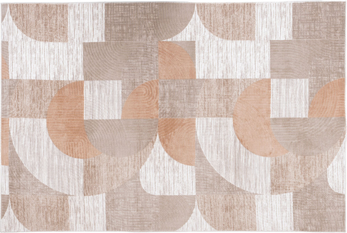 Dywan wewnętrzny MULTIDECOR Stilo New Print 507852 160 x 230 cm Wielokolorowy, print, kontrast, dynamika, aranżacja, dywan poziomo frontem na wprost