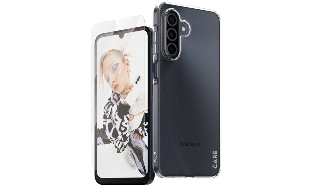 CARE by PanzerGlass 2-in-1 Fashion Protection Bundle stylowy zestaw ochrona telefonu szkło i etui
