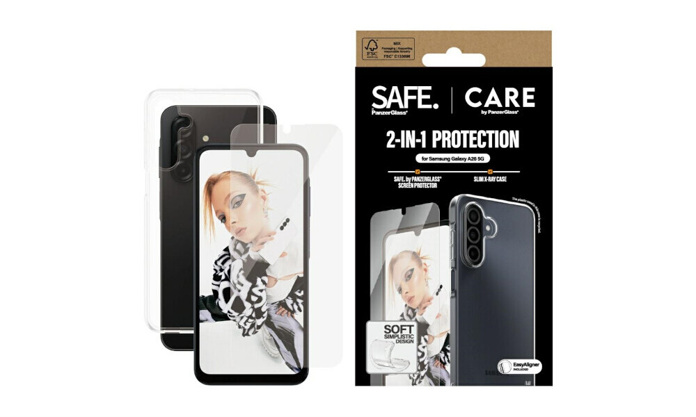 CARE by PanzerGlass szkło i etui Samsung Galaxy ochrona ekranu design przezroczysty case