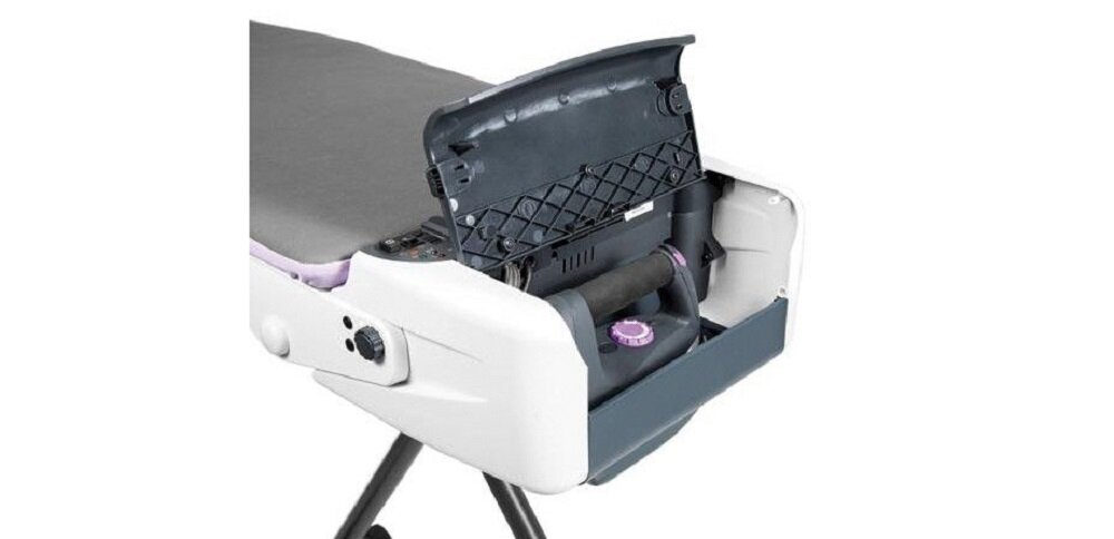 Stol-prasowalniczy-TEXI-Hestia-z-wytwornica-pary-Stopa-PTFE-do-zelazka wysokociśnieniowe żelazko