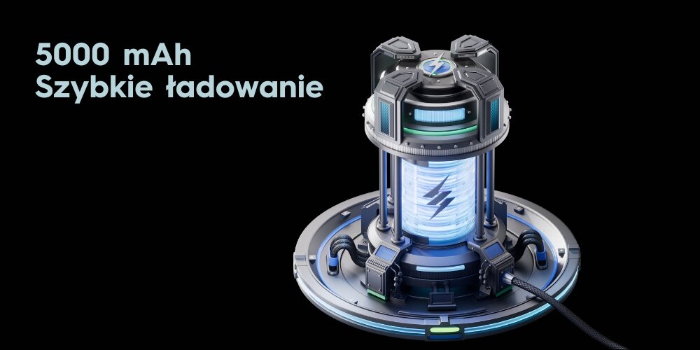 Smartfon TECNO Spark Go 1 wizualizacja pojemności
