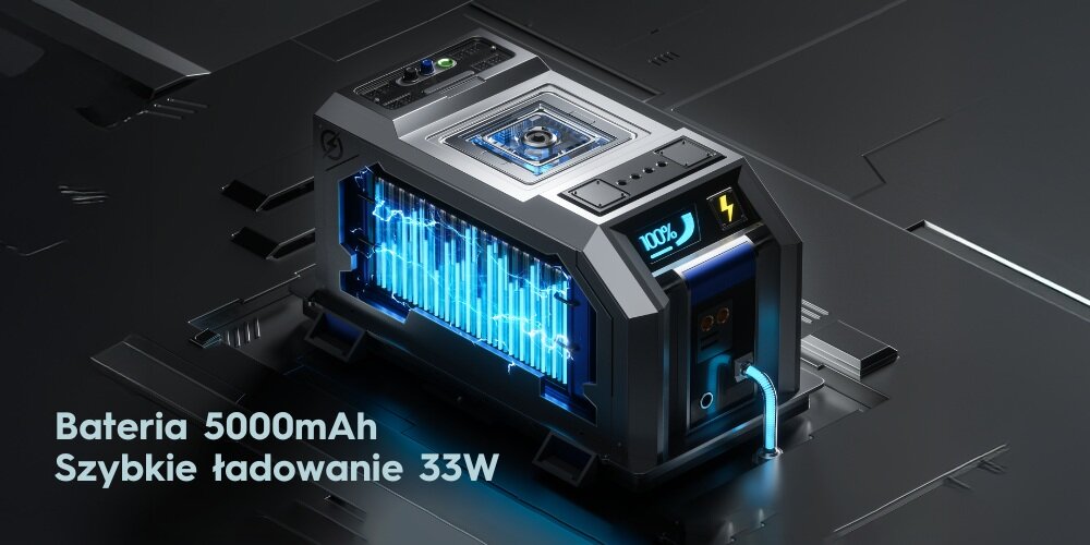 Smartfon TECNO Spark 30 Pro wizualizacja pojemności   