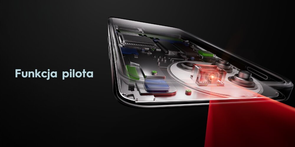 Smartfon TECNO Spark 30 Pro wizualizacja podczerwieni   