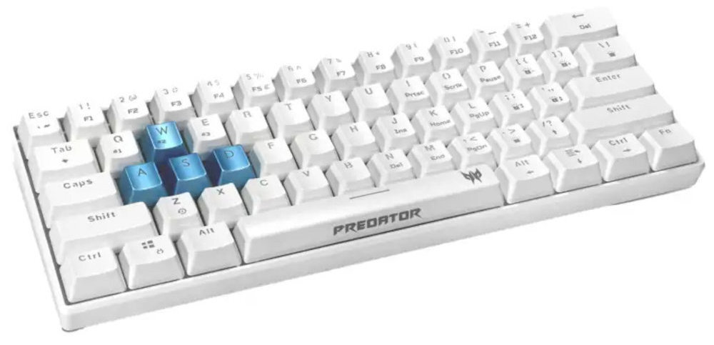 ACER Predator Aethon 330 klawiatura mechaniczna 60% 291 x 102 x 40 mm przewodowo przez USB-C bezprzewodowo przez Bluetooth do pracy grania