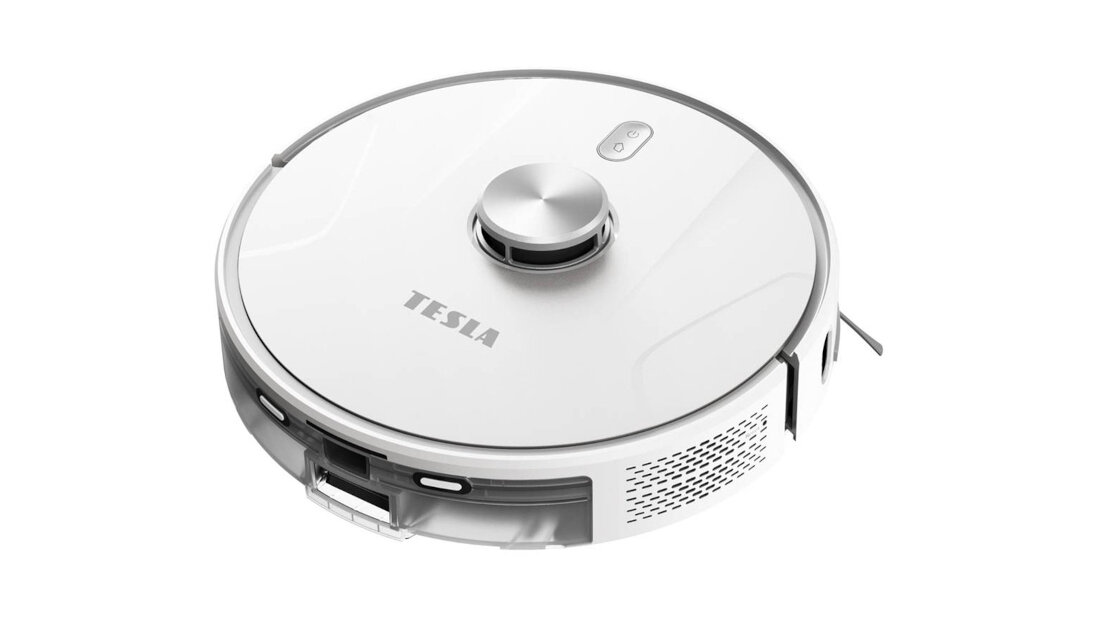 Robot sprzątający TESLA RoboStar iQ700 wygląd design tło prezentacja wizualizacja Czas na Twój odpoczynek